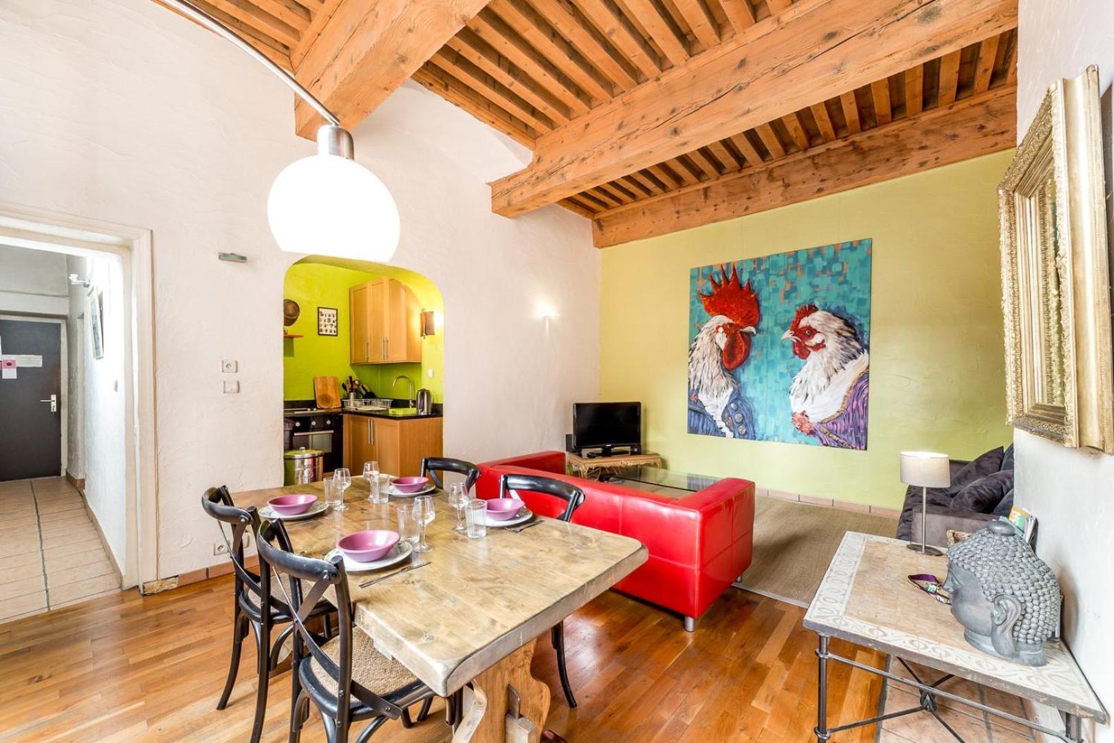 Appartamento La Loge Des Avocats Du Vieux Lyon Ail Esterno foto
